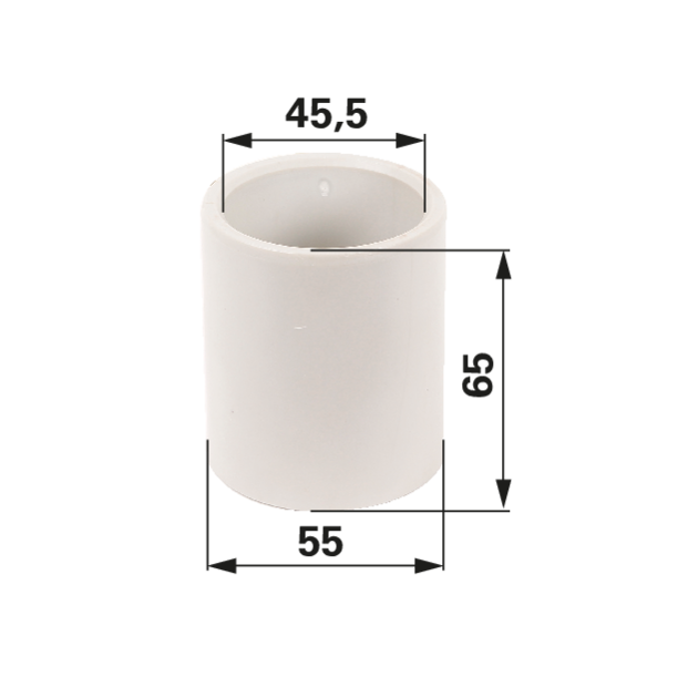 ZF Buchse für Mittelachsbolzen 45,5 x 55 x 65 mm anstelle von Deutz-Fahr 04419203 ZF
