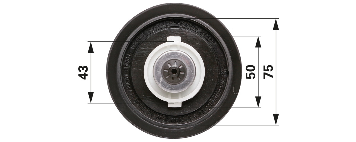Tankverschluss DM 90 mm anstelle von Fiat 5139618 GartenShop24 - Hochwertige Gartengeräte