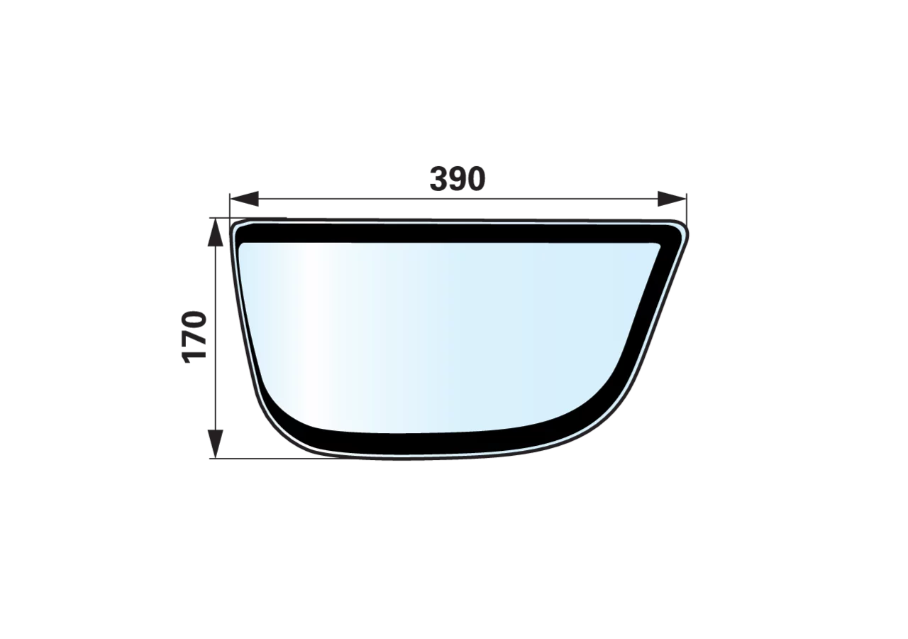 Glas für Scheinwerfer rechts anstelle von John Deere AL206153 GartenShop24 - Hochwertige Gartengeräte