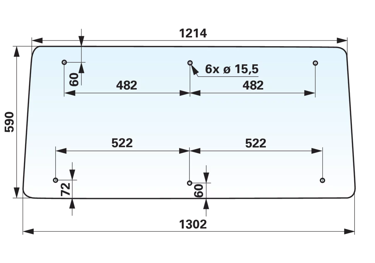 Mauser Front- und Heckscheibe 4-000.73.250 – Gummiklemmprofil Meterware 4 Lfm. (Art. 00115073) Mauser