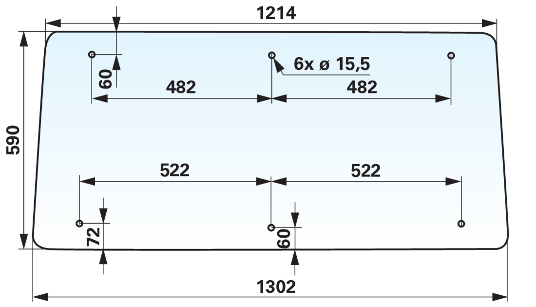Mauser Front- und Heckscheibe 4-000.73.250 – Gummiklemmprofil Meterware 4 Lfm. (Art. 00115073) Mauser