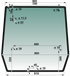 Heckscheibe grün getönt anstelle von CNH 5089562 GartenShop24 - Hochwertige Gartengeräte