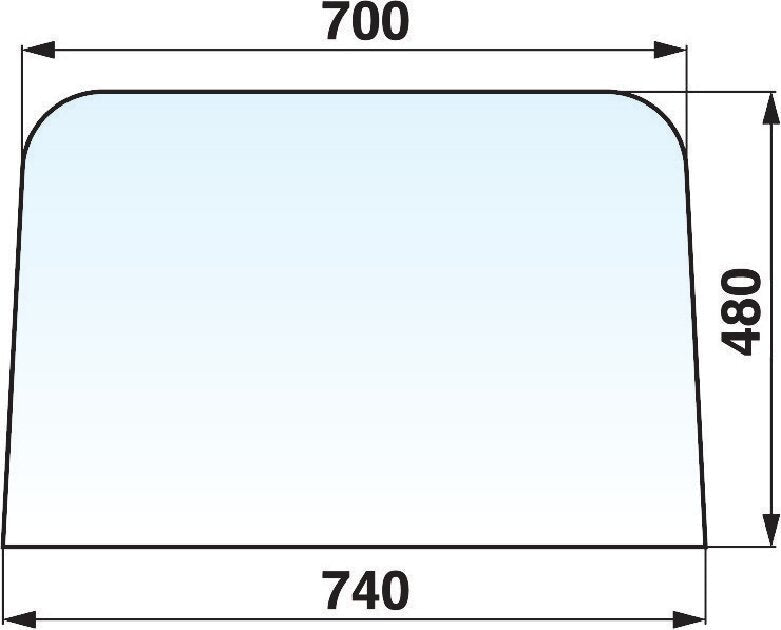 Frontscheibe klar anstelle von Steyr 193710003 GartenShop24 - Hochwertige Gartengeräte