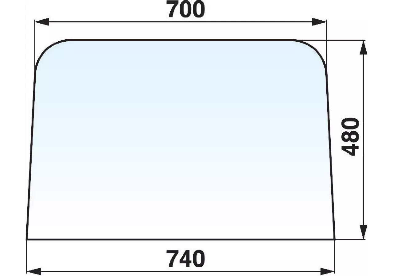 Frontscheibe klar anstelle von Steyr 193710003 GartenShop24 - Hochwertige Gartengeräte