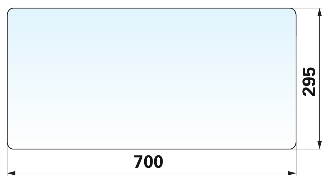 Lindner Heckscheibe unten, klar – Ersatz für 3203106 GartenShop24 - Hochwertige Gartengeräte