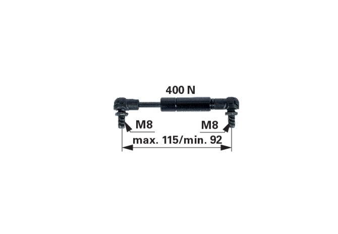 Stabilus Gasdruckfeder anstelle von Reform 900.411.108 Stabilus