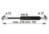 Stabilus Gasdruckfeder für Türe anstelle von CNH 81867743 Stabilus