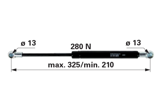 Gasdruckfeder für Türe anstelle von CNH 87773229 GartenShop24 - Hochwertige Gartengeräte