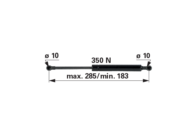 Stabilus Gasdruckfeder für Valtra ACW5328570 Stabilus