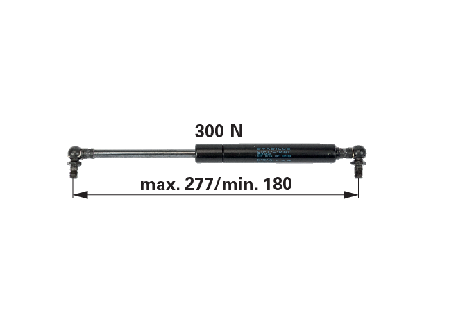 Gasdruckfeder für Tür anstelle von Aebi 111.4812 GartenShop24 - Hochwertige Gartengeräte