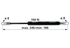 Gasdruckfeder für Dachluke 150 N, Länge 245 mm – Ersatz für Case IH 3221572R1 GartenShop24 - Hochwertige Gartengeräte
