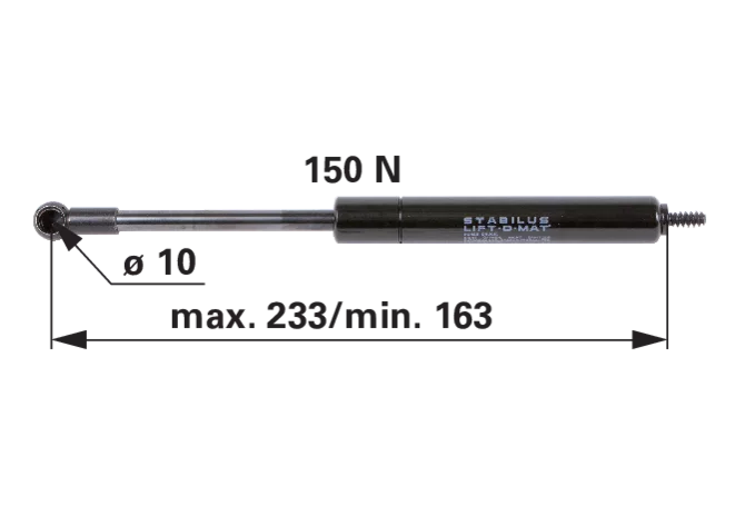 Stabilus Gasdruckfeder für Dachluke – anstelle CNH 47136073 Stabilus