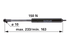Stabilus Gasdruckfeder für Dachluke – anstelle CNH 47136073 Stabilus