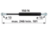 Gasdruckfeder für Türe 150 N, Länge 246 mm – passend für Deutz-Fahr 0.014.5653.4 GartenShop24 - Hochwertige Gartengeräte