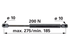 Gasdruckfeder für Tür und Frontscheibe, 200 N, Länge 275 mm, anstelle von Fendt F258514210020 GartenShop24 - Hochwertige Gartengeräte
