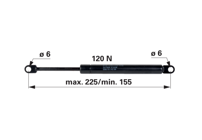 Stabilus Gasdruckfeder für Dachluke anstelle von Fendt X800420446000 Stabilus