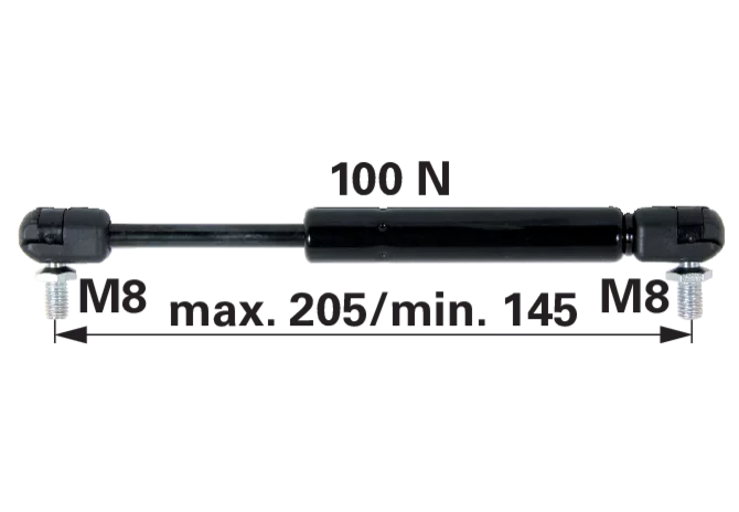 Gasdruckfeder für Dachspoiler anstelle von Steyr 1-99-976-062 GartenShop24 - Hochwertige Gartengeräte