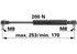 Gasdruckfeder für Tür und Heckscheibe, 200 N, Länge 253 mm, passend für John Deere ER359197 GartenShop24 - Hochwertige Gartengeräte