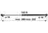 Gasdruckfeder für Heckscheibe 125 N, Länge 385 mm – passend für John Deere RE234166 GartenShop24 - Hochwertige Gartengeräte