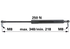 Gasdruckfeder für Türe, 250 N, Länge 348 mm, passend für Valtra V31517920 GartenShop24 - Hochwertige Gartengeräte