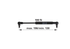 Stabilus Gasdruckfeder für Fahrpedal anstelle von CNH 1-40-571-803 Stabilus