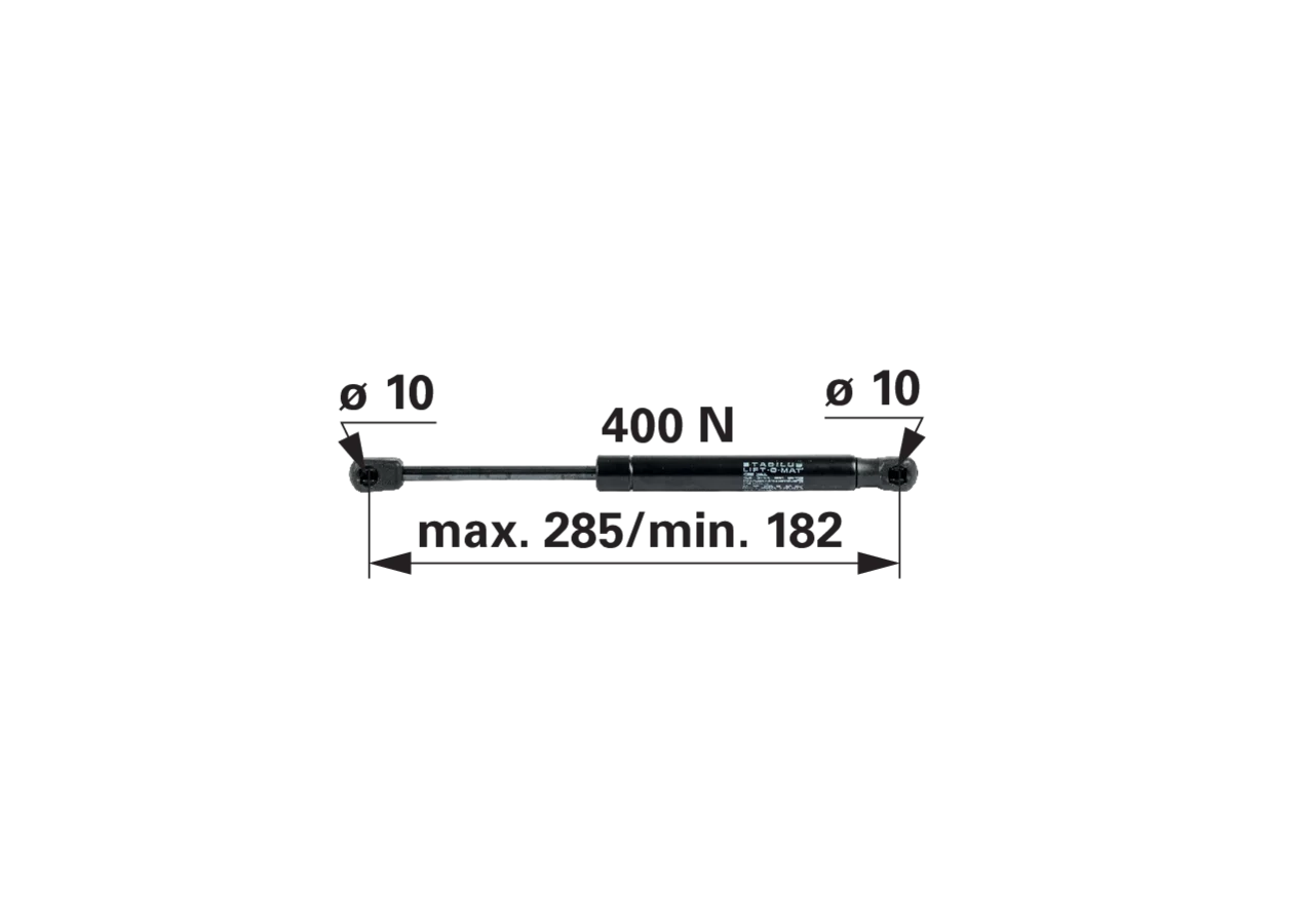 Stabilus Gasdruckfeder für Traktorkabinentür anstelle von Deutz-Fahr 0.023.8838.4 Stabilus
