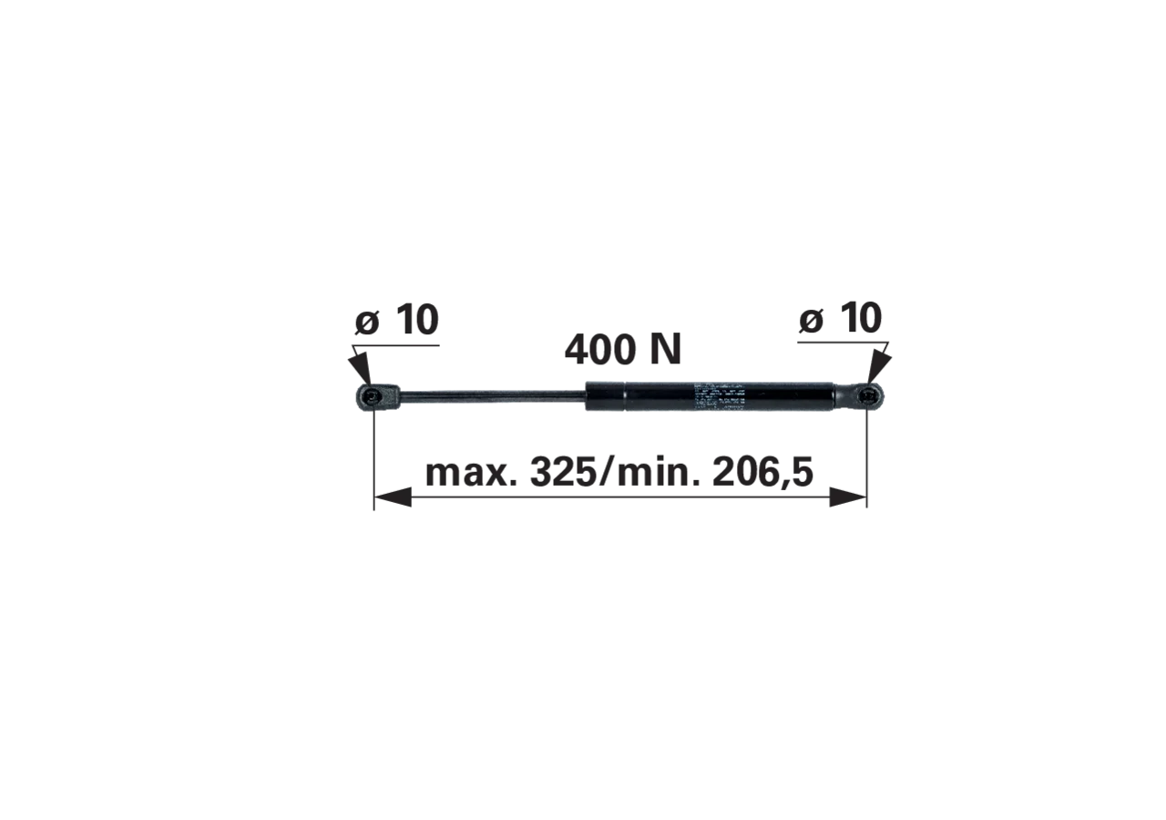 Stabilus Gasdruckfeder für Traktorkabinentür anstelle von Fendt S120PB2542090 Stabilus