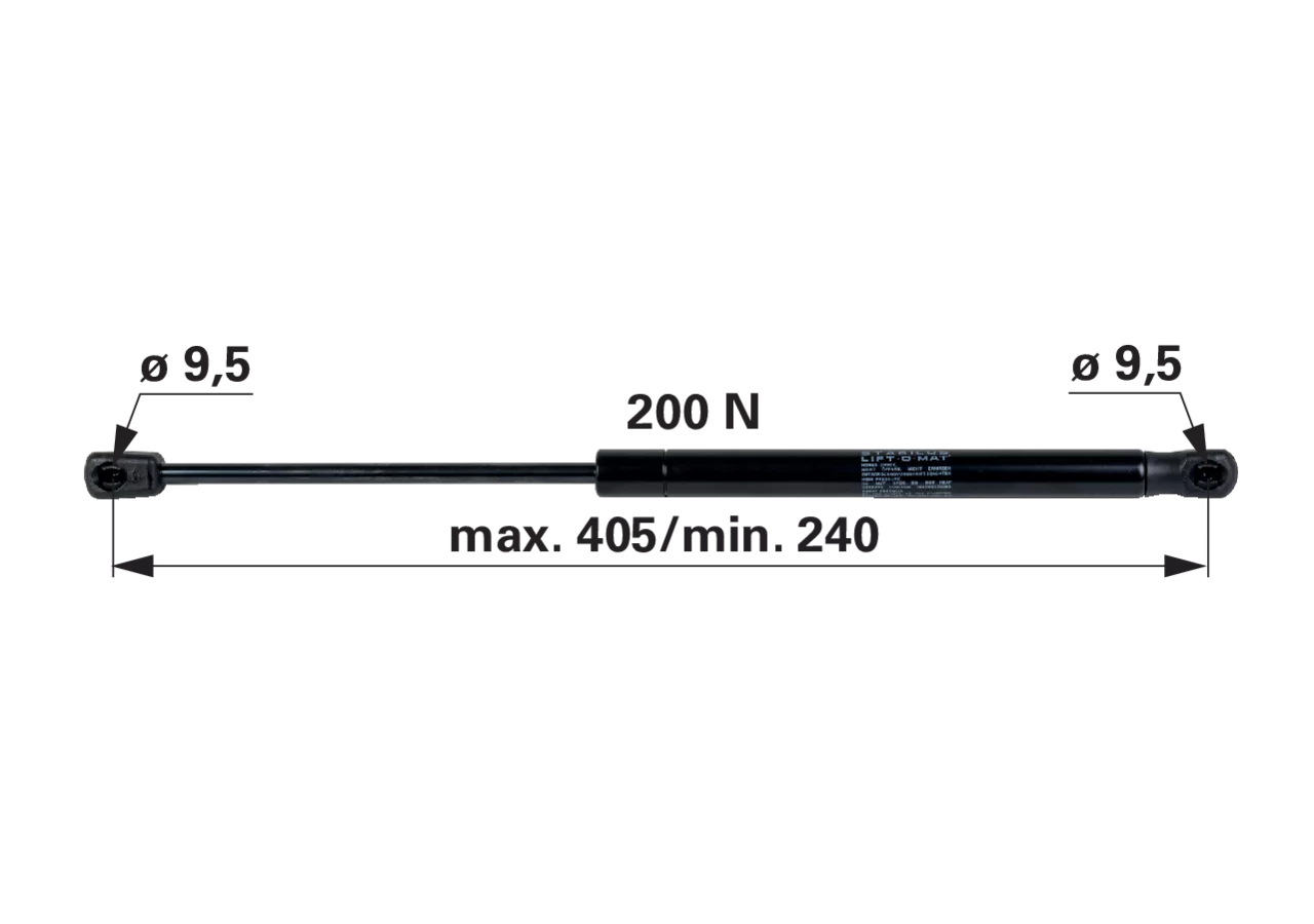 Stabilus Gasdruckfeder – passend für Claas 6005029082 Stabilus