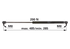 Stabilus Gasdruckfeder 200 N, Länge 485 mm Stabilus