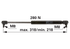 Stabilus Gasdruckfeder für Türe anstelle von Steyr 1-34-701-485 Stabilus