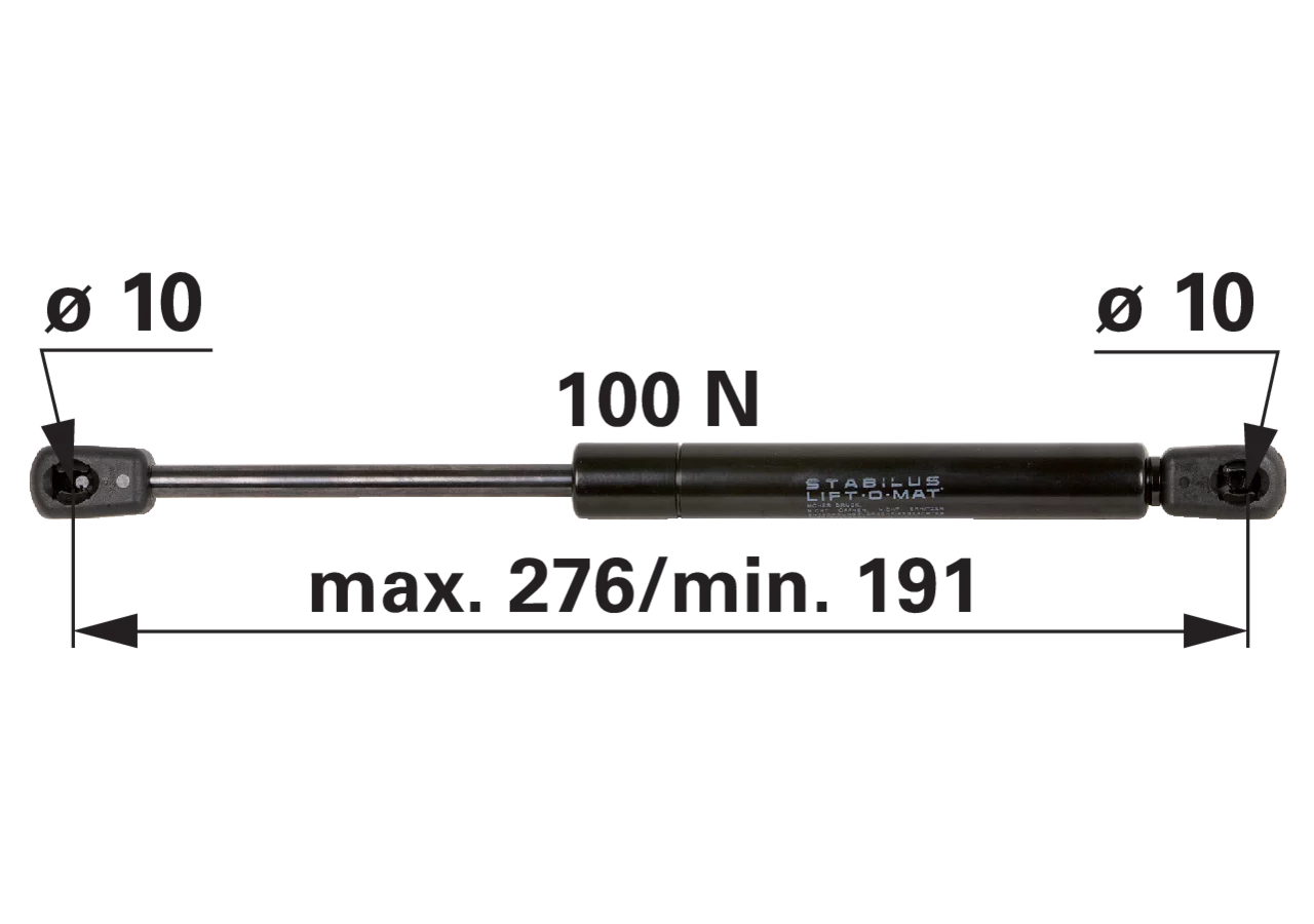 Stabilus Gasdruckfeder für Dachluke – Ersatz für CNH 1-99-976-036 Stabilus