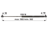 Stabilus Gasdruckfeder für Türe, 220 N, Länge 502 mm Stabilus