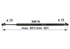 Stabilus Gasdruckfeder für Türe 300 N, Länge 501 mm – passend für Deutz-Fahr 04373761 Stabilus
