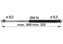 Stabilus Gasdruckfeder 250 N, Länge 360 mm, anstelle von Mauser 6-100.25.360 Stabilus