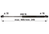 Stabilus Gasdruckfeder für Heckscheibe, 200 N, Länge 405 mm – passend für Fendt H205810050100 Stabilus