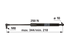 Stabilus Gasdruckfeder für Türe, 250 N, Länge 344 mm, anstelle von Valtra V31517920 Stabilus