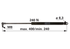Stabilus Gasdruckfeder für Heckscheibe, 240 N, 400 mm – anstelle von Fritzmeier 623463 Stabilus
