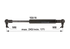 Stabilus Gasdruckfeder für Türe 150 N, Länge 243 mm, anstelle von Case IH 1284622C1 Stabilus