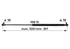 Stabilus Gasdruckfeder für Türe 200 N Länge 520 mm Stabilus