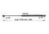 Stabilus Gasdruckfeder für Heckscheibe INTER-STOP mit 2 Stufen, 210 N, 515 mm, anstelle CNH 84370227 Stabilus