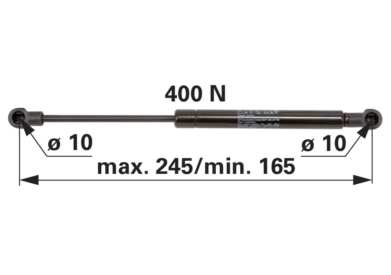 Stabilus Gasdruckfeder für Türe anstelle von Claas 700069530 Stabilus
