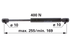 Stabilus Gasdruckfeder für Türe 400 N, 255 mm, anstelle von SLH 0.016.9733.4 Stabilus