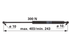 Stabilus Gasdruckfeder für Türe, 300 N, Länge 403 mm, anstelle von Fendt H334810030201 Stabilus