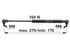 Stabilus Gasdruckfeder 150 N, Länge 275 mm – Ersatz für Zetor 10368916 Stabilus