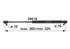 Stabilus Gasdruckfeder 200 N – Länge 365 mm – passend für Claas 6005022224 Stabilus