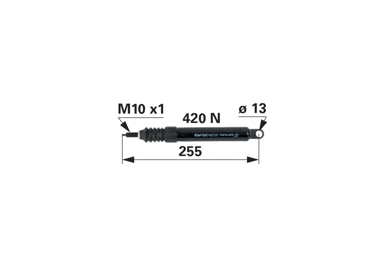 Gasdruckfeder für Lenksäule CNH 92273229 GartenShop24 - Hochwertige Gartengeräte
