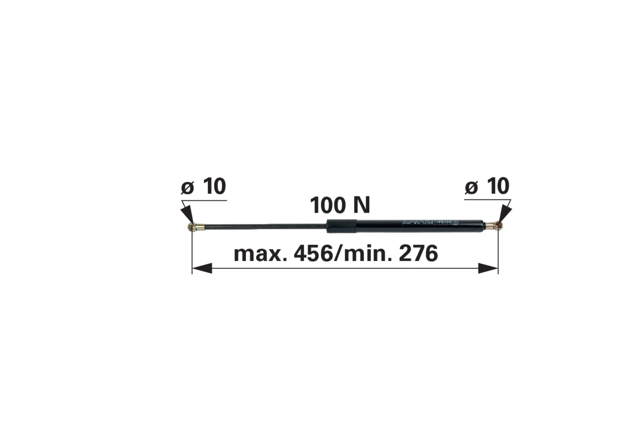 Gasdruckfeder für Heckscheibe CNH 90459063 GartenShop24 - Hochwertige Gartengeräte