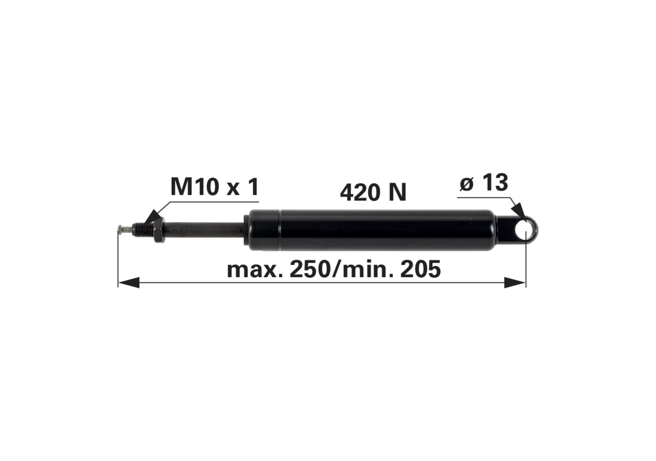 Gasdruckfeder für Lenksäule, Ersatz für CNH 47395995 GartenShop24 - Hochwertige Gartengeräte