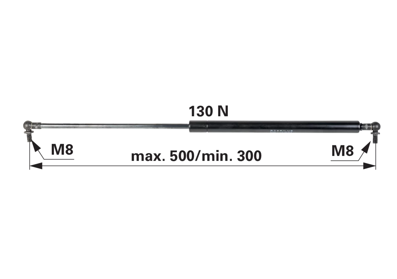 Stabilus Gasdruckfeder anstelle von John Deere AL114803 Stabilus