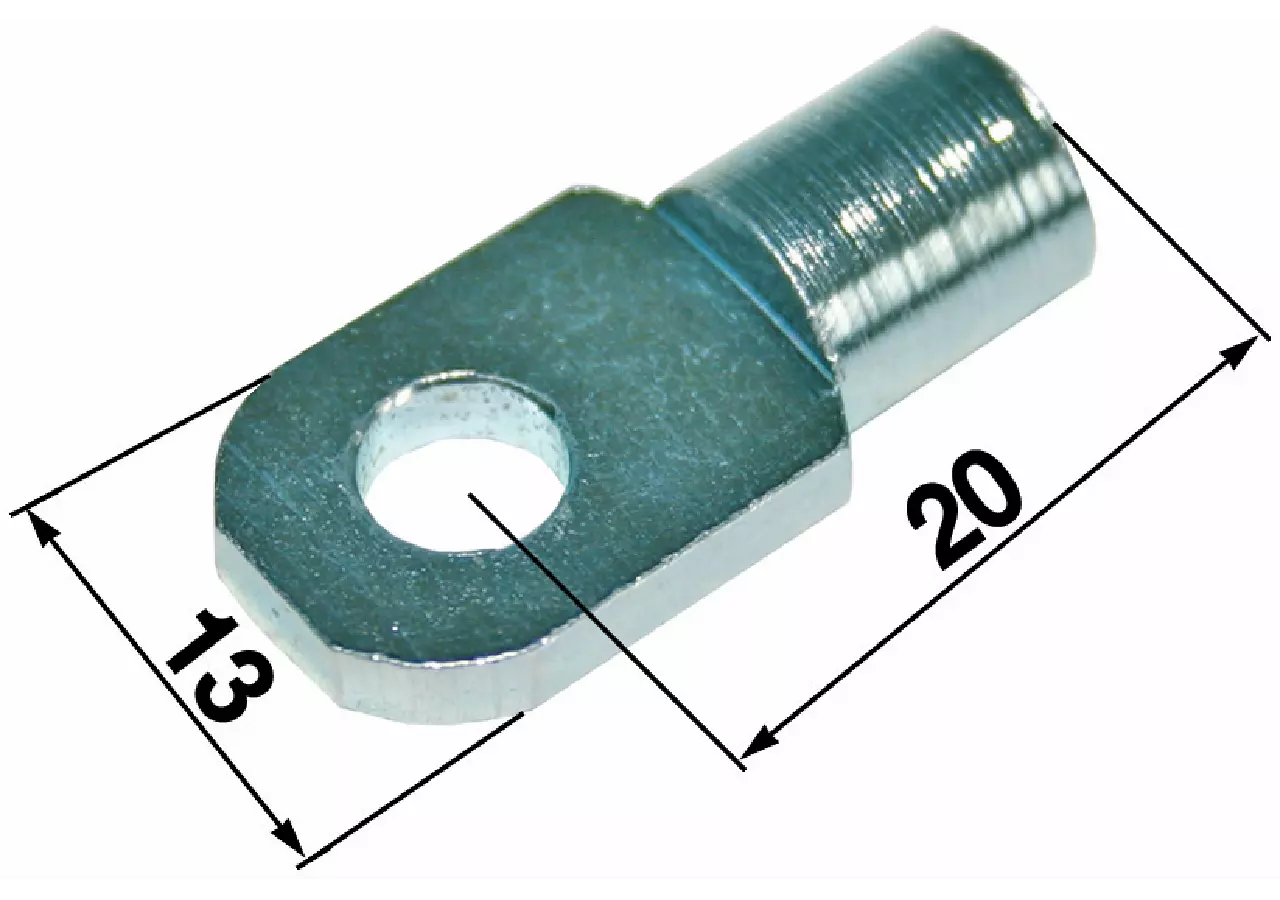 Lasche Loch-ø 6,1 mm, Laschenstärke 3 mm, Gewinde M6 GartenShop24 - Hochwertige Gartengeräte